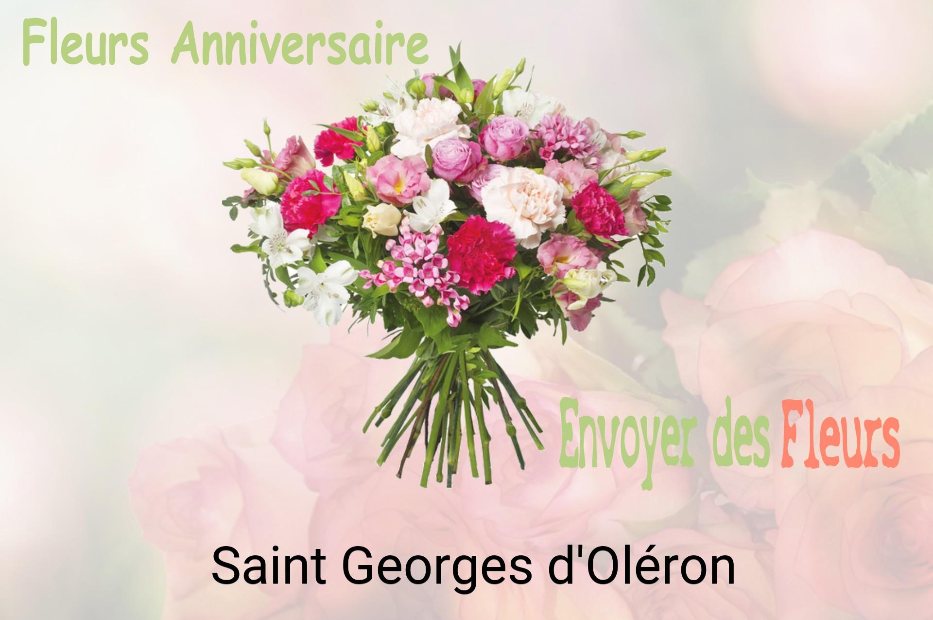 Bouquet de fleurs d’anniversaire livré à Saint-Georges-d'Oléron